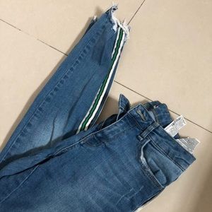 Zara mid waist denim jeans